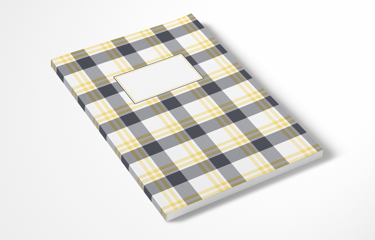 Notizbuch | Anthrazit/Gelb