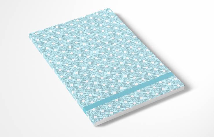 Notizbuch | weisse Kreise